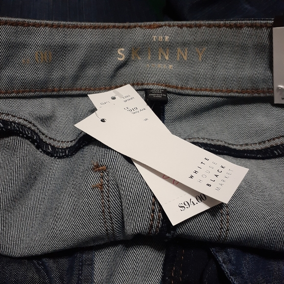 WHITE HOUSE BLACK MARKET Embelished Tuxedo Jeans - Picture 8 of 16